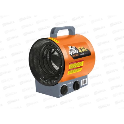 Тепловая пушка КРАТОН Жар-пушка Е 3-300 L,  3кВт, до 60 кв.м