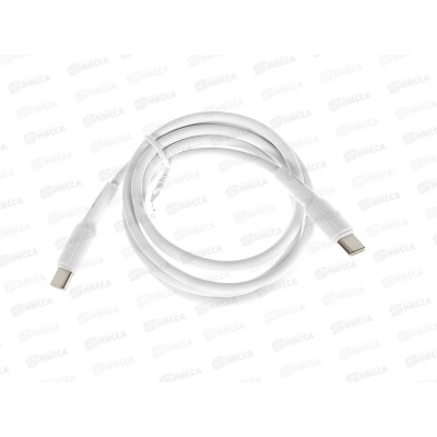 Дата-кабель USB 3.0A PD 60W Type-C K63aa, 1м ПВХ White