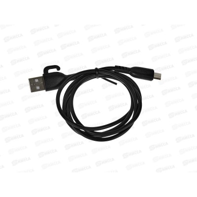 Дата-кабель USB 2.4A для micro USB More choice K81m ПВХ 1м Black