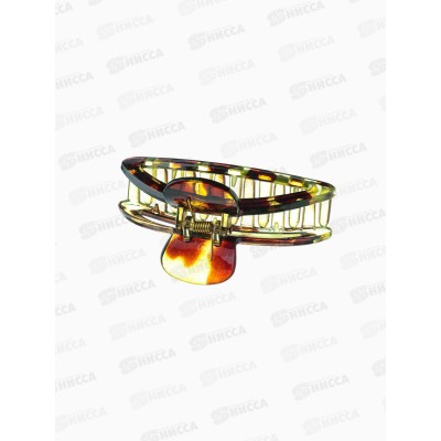 Краб  д/волос &quotЛеопардовый&quot овал  9см леопардовый 10309576