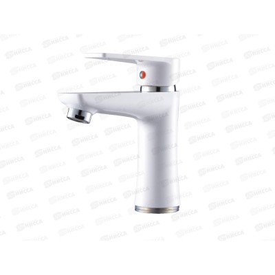 Смеситель для умывальника из высокопрочного пластика, белый, PL6-001F