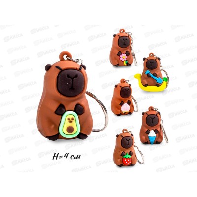 Брелок сувенирный пвх Капибара *12 P-KS-20