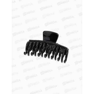 Краб  для волос &quotКамилла&quot классика, 9см чёрный 7908642