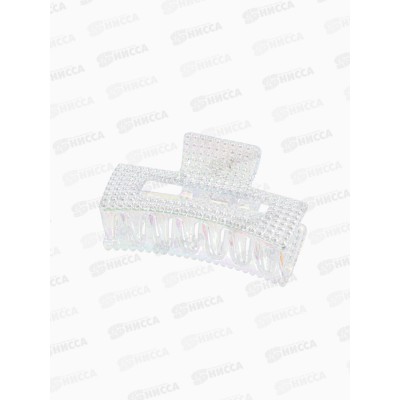 Краб  для волос &quotМейли&quot прямой, 8,5см прозрачный 9313771