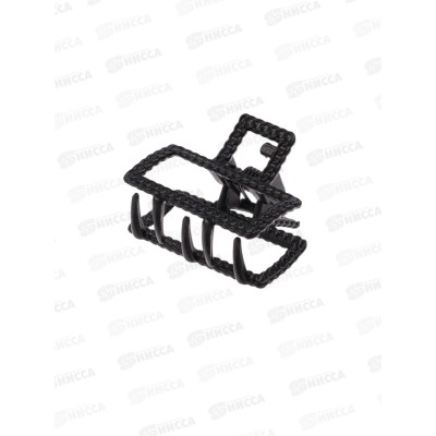 Краб  для волос &quotЭмма&quot прямоугольник, 2,5*2см черный 9447733