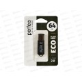 Флеш-карта Perfeo USB 64Gb E01 Black economy series