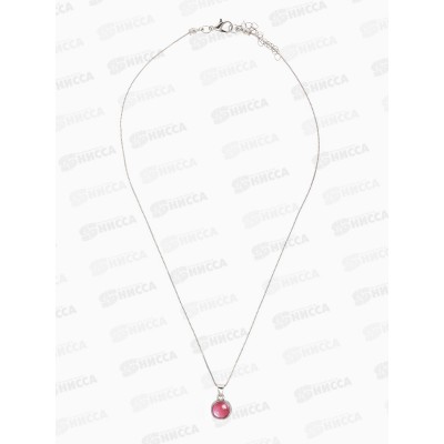 Кулон &quotНежность&quot на цепочке, розовый в серебре, 45см 10841115