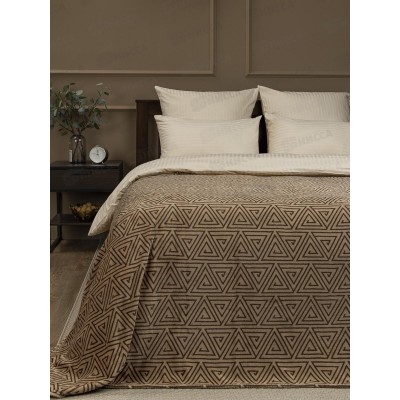 Плед Texrepublic 150*200 TF FN F145BR b Греция треугольная