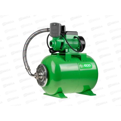 Насосная станция водоснабжения автоматическая  500Вт ECO стальной бак 24л, GFW-524