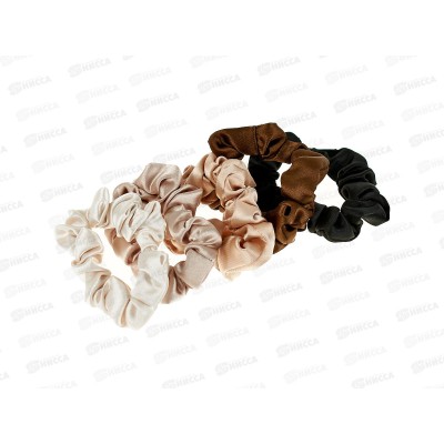 Резинка д/волос шелк 5 цветов №21078 (уп 5шт)