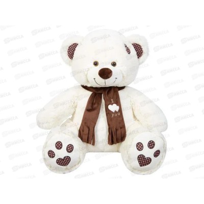 Медведь Тони с шарфом В85 латте (МТШ/45/52)