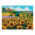 Алмазная мозаика Подсолнухи 30х40см, GD75493