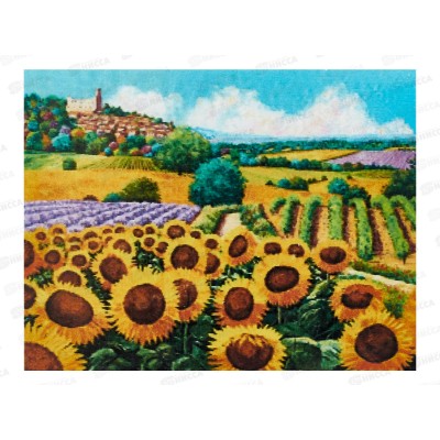 Алмазная мозаика Подсолнухи 30х40см, GD75493