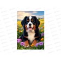 Алмазная мозаика MAZARI Щенок, 21х25см. частич.выкл.  M-12323 *12