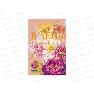 Открытка 121*183 В День Рождения 0164.760
