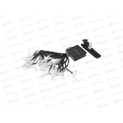 Гирлянда садовая солнечная батарея Колибри, 20LED 7м шампань INBLOOM 351-614 г Гирлянда садовая солнечная батарея Колибри, 20LED 7м шампань INBLOOM 351-614 г
