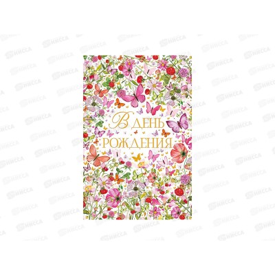 Открытка 121*183 В День Рождения 0164.796 Открытка 121*183 В День Рождения 0164.796