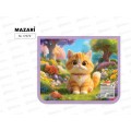 Папка д/тетр. MAZARI А5 Котик пластик., на молнии М-17372 *25 Папка д/тетр. MAZARI А5 Котик пластик., на молнии М-17372 *25