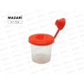Непроливайка Mazari одинарная с крышкой, ассорти М-17239 *12 Непроливайка Mazari одинарная с крышкой, ассорти М-17239 *12