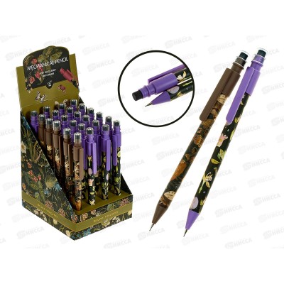 Карандаш мех.с ласт.  B.V. Flora Black night,НВ  21-0077/01  *28