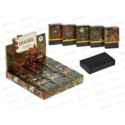 Ластик  B.V. Flora Black nigt черный,42-0093*60