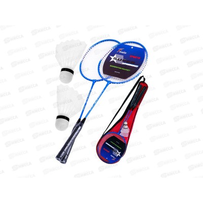 Бадминтон AN03365 (2 металл. ракетки, 2 волана) в чехле  *50