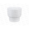 Кашпо Каре D180мм 1,9л Белый со вставкой М3257 *8
