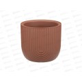Кашпо Рамона D180мм 1,9л Терракотовый со вставкой М3261 *15