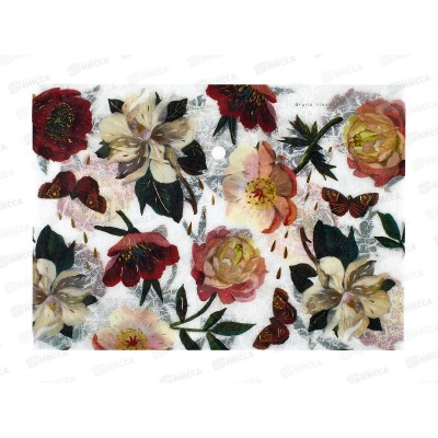 Папка с кноп. B.V. А4 Flora Пионы, 14-036/14 *10/100