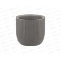 Кашпо Рамона D180мм 1,9л Французский серый со вставкой М3261 *15