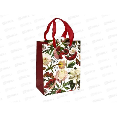 Пакет подар. B.V.  Flora.Пионы 18*23*10см 2-851/01