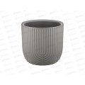 Кашпо Рамона D220мм 3,7л Французский серый со вставкой М3262 *8