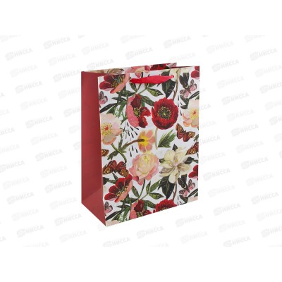 Пакет подар. B.V.  Flora.Пионы 26*32,4*13см 2-852/05