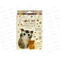 Карандаши 18цв B.V. Love me Котики Счастье 30-0155*8