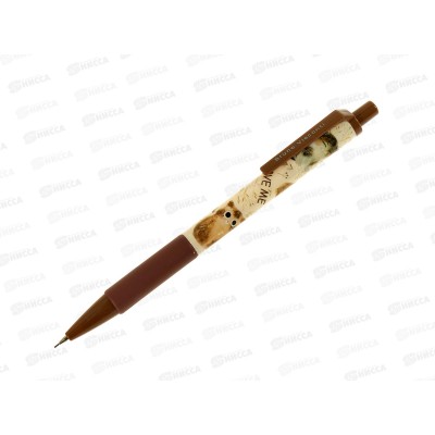 Карандаш мех. с ласт. B.V. Love me Котики счастье  , 21-0076/11*28