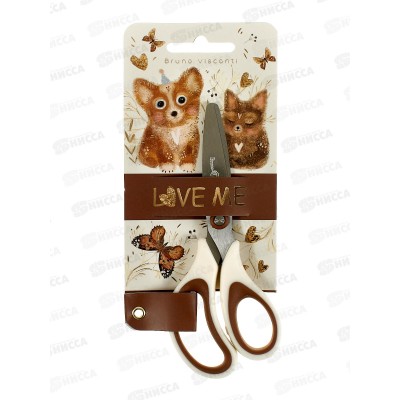 Ножницы B.V. 142мм Love me  60-0029/04 *12/240