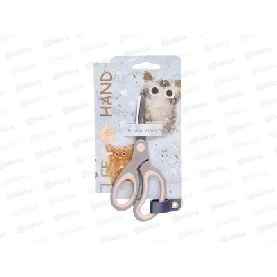 Ножницы B.V. д/левшей 132мм Love me  60-0034/02 *12/240