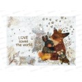 Папка с кноп. B.V. А4 Love me Любовь как она есть, 14-036/13 *10/100