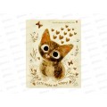 Тетрадь 80л кл. B.V. Love me Милый котик 7-80-081/22*4/64