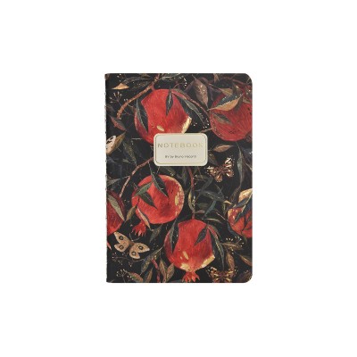 Блокнот 32л кл. B.V. А6 Flora Гранат 7-32-1387/10*4/64