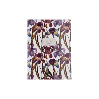 Блокнот-престиж АЛЬТ 80л А4 Flora Ирисы 3-80-060/20