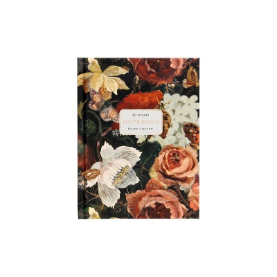 Блокнот-престиж АЛЬТ 80л А6 Lush bouquft 3-80-005/49