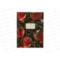 Блокнот-престиж АЛЬТ 80л А6 Flora Гранат 3-80-005/59