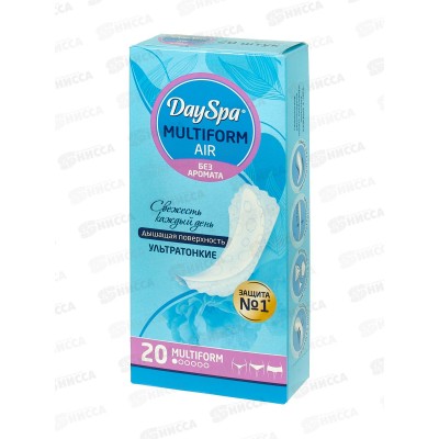 Day Spa прокладки ежедневные мультиф Без запаха 20шт *32