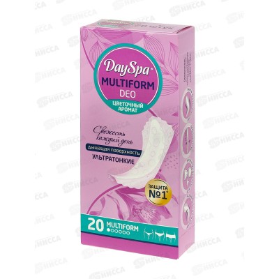 Day Spa прокладки ежедневные мультиф Цветочный аромат 20шт *32