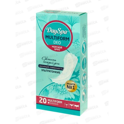 Day Spa прокладки ежедневные мультиф Бриз 20шт *32