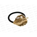 Резинка для волос с декором "AKS-DesignPRO" листик, золото, 984-053 Резинка для волос с декором "AKS-DesignPRO" листик, золото, 984-053