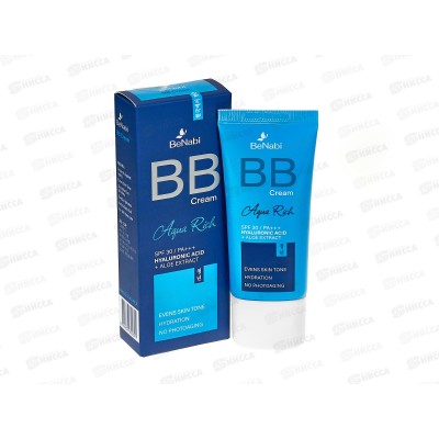 Benabi крем для лица BB SPF30 Aqua Rich 30мл