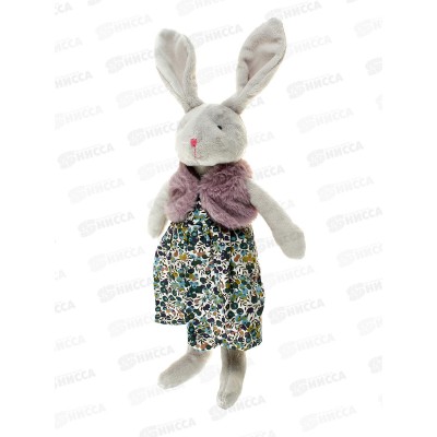 Игрушка ТМ &quotRelana&quot Зайка в лавандовой жилетке, 20см, RL24182-20