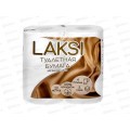 Бумага  туалетная Набережные Челны &quotLAKSI&quot3-х слойная ,на гильзе 4шт *12